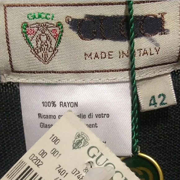 VTG '80s NWT GUCCI Semi- Loose Knit Mesh Sweater